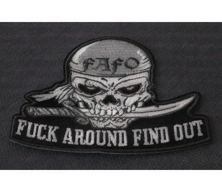 Fuck Around Find Out Skull Patch Skull Patches By Ivamis Patches