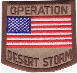 Patches for Desert Storm Vets