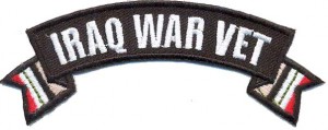 Iraq War Vet Ribbon Patch