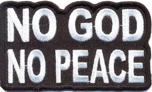 No God No Peace Patch