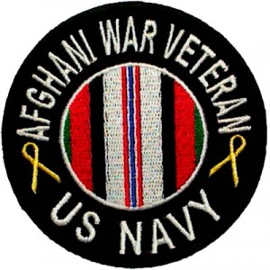 Afghani War Veteran US Navy Patch