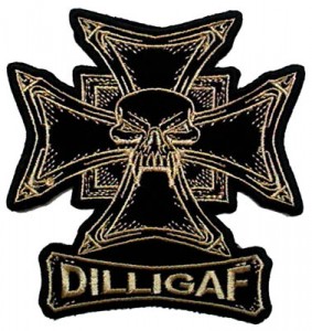 Dilligaf skull patch