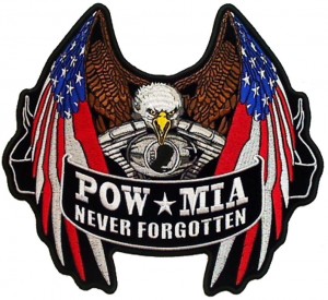 POW MIA Eagle Patch 