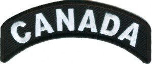 Canada Rocker Patch