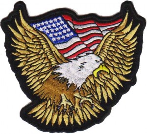 Gold Eagle Patch