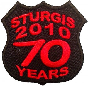 Sturgis 2010 Patch Red Shield