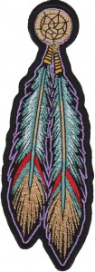 Tribal Feathers Patch