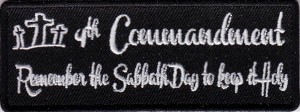 4th Commandment Patch