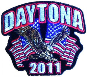 Daytona 2011 Flags and Eagle Patch