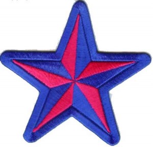 Pink Blue Star Patch