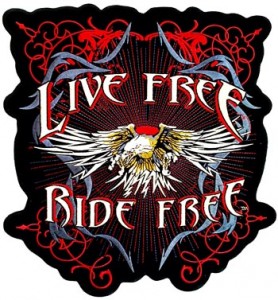 live free ride eagle free eagle patch