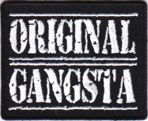 original Gangsta patch