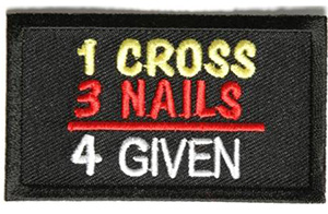 Cross and Nail Patch