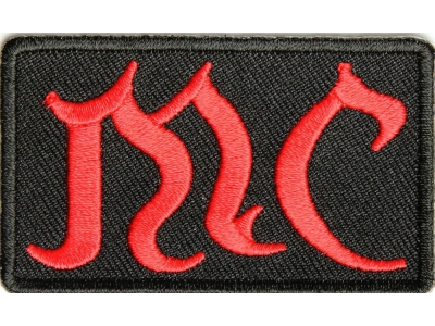 Iron Cross Novelty Patch Red Black