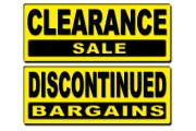 Clearance Sale