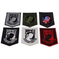 POW MIA Patches Set Of 6 You Are Not Forgotten Patches | US POW MIA Military Veteran Patches