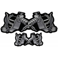 Tattoo Guns Patches Small And Large Patch Set