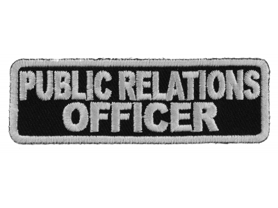 Public Relations Officer Patch
