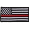 Subdued US Flag With Red Stripe Patch | Embroidered Patches by Ivamis ...