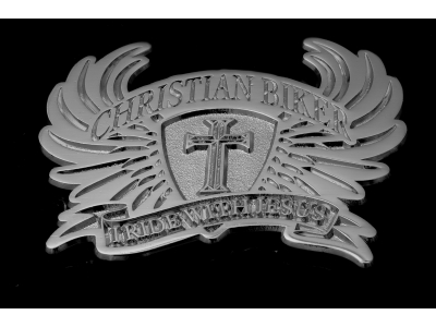 Christian Biker Pin