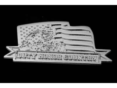 Duty Honor Country Pin