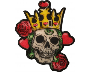 Hearts Queen Skull Patch