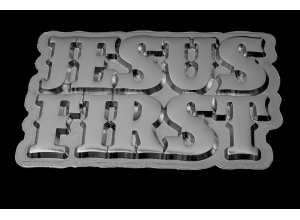 Jesus First Christian Pin