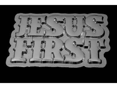 Jesus First Christian Pin