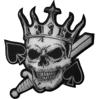 Spades Skull King Patch