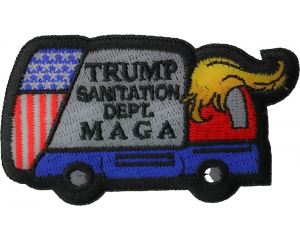 Trump MAGA Sanitation Department Patch