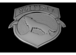 Wolfpack Biker Pin