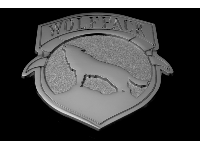 Wolfpack Biker Pin