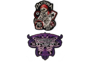 2017 Motorcycle Rally Patches