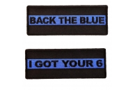 Blue Stripe Patches