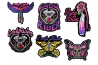 Lady Biker Patches