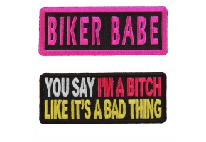 Ladies Saying Patches
