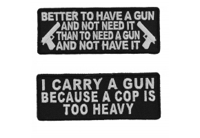 2nd Amendment Saying Patches