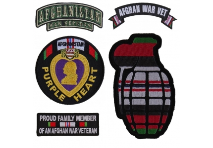 Afghanistan Purple Heart Patch | US Military Veteran Patches by