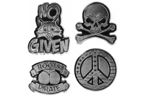 Motorcycle Pins for Bikers and Veterans