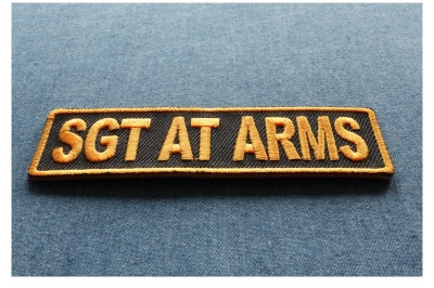 Black Yellow Rank Patches