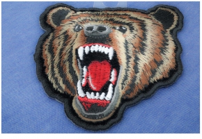 Embroidered Bear Patches