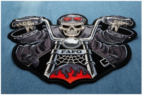 Large Skull Back Patches