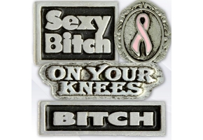 female biker pins