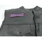  shown on leather vest
