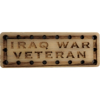 Iraq War Veteran Oak Wood Patch