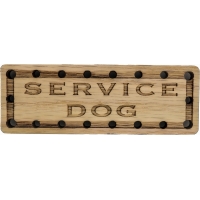 Service Dog Oak Wood Patch