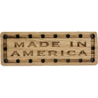 Made in America Oak Wood Patch