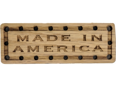 Made in America Oak Wood Patch