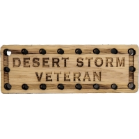 Desert Storm Veteran Oak Wood Patch