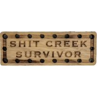 Shit Creek Survivor Oak Wood Patch